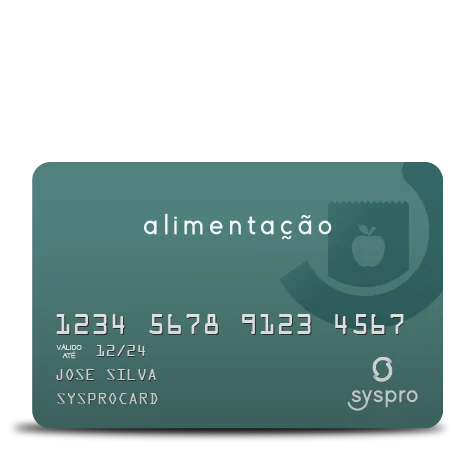 Cartão Syspro Alimentação